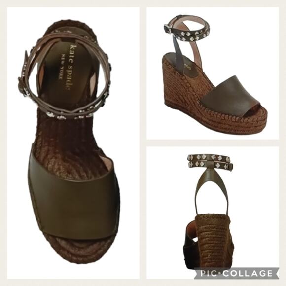 Kate Spade Frenchy Espadrille Sandals EUC size 11B    S2278 - Picture 1 of 11